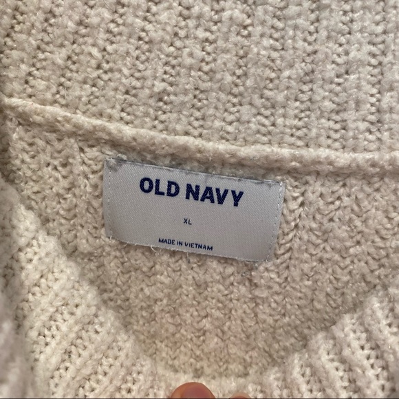 Slouchy Turtleneck Sweater - Cream - Picture 6 of 7